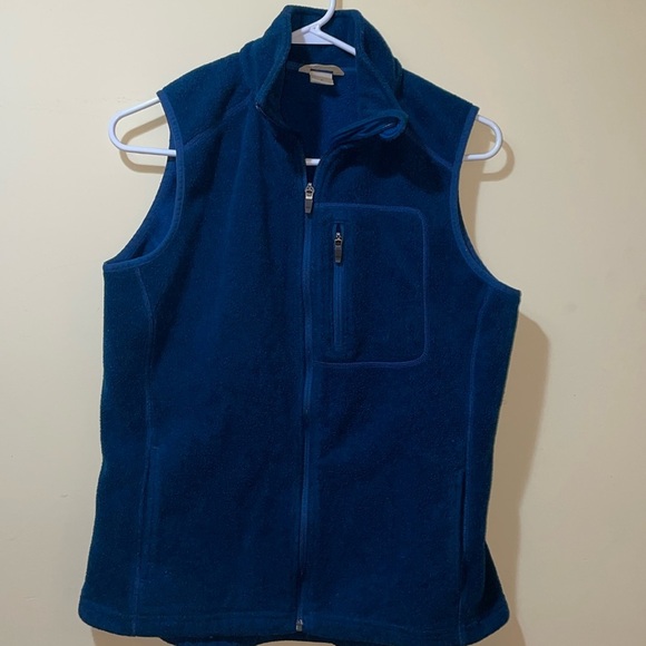 Women’s Duluth Trading Co Fleece Blue Vest - Picture 1 of 3